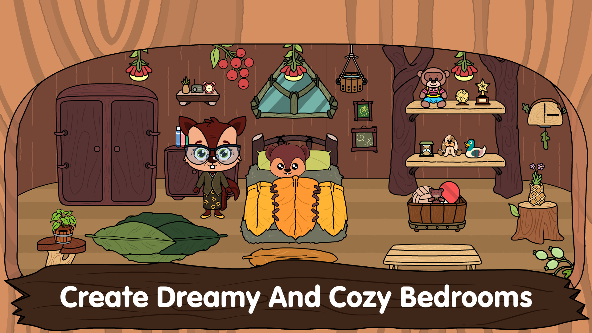 Animal Town - My Squirrel Home Game Screenshot