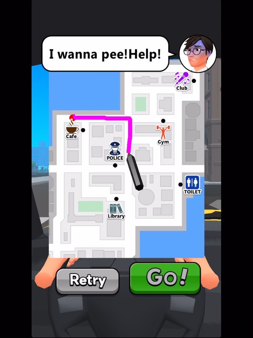 Screenshot of Taxi Master - Draw&Story game