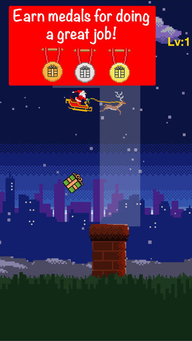 Santa Present Drop : delivery Game Screenshot
