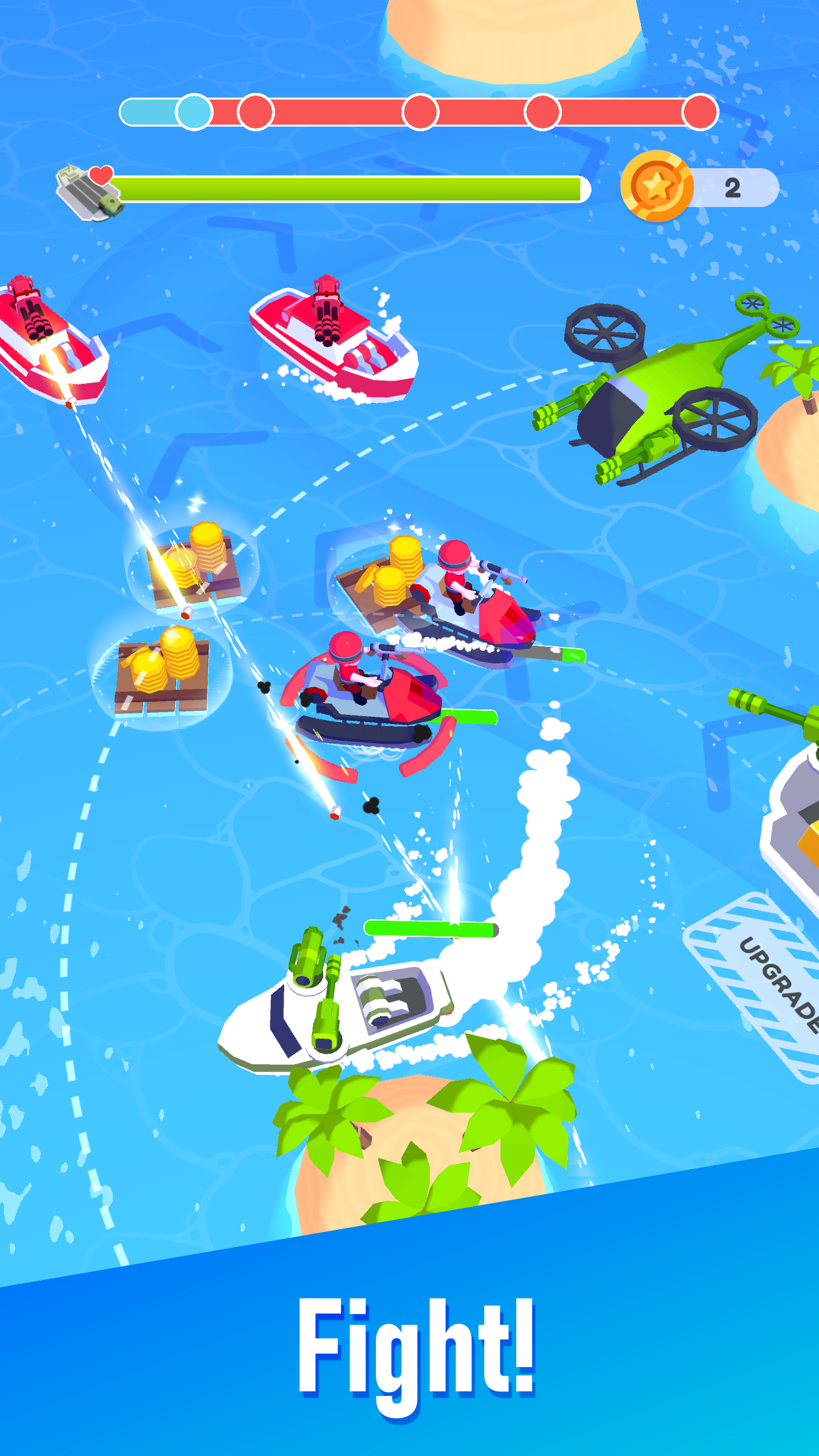 Boat Commander: War of Sea ゲームのスクリーンショット