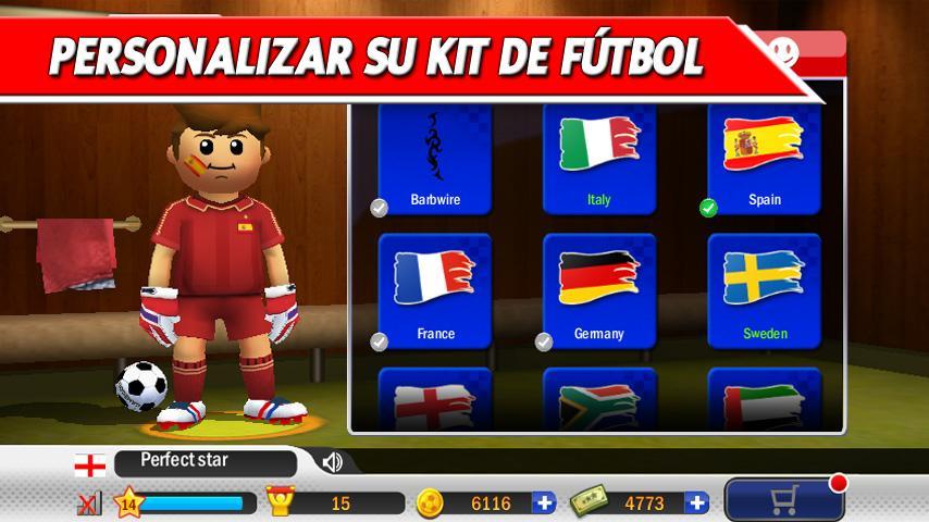 Captura de Pantalla del Juego Perfect Kick - fútbol