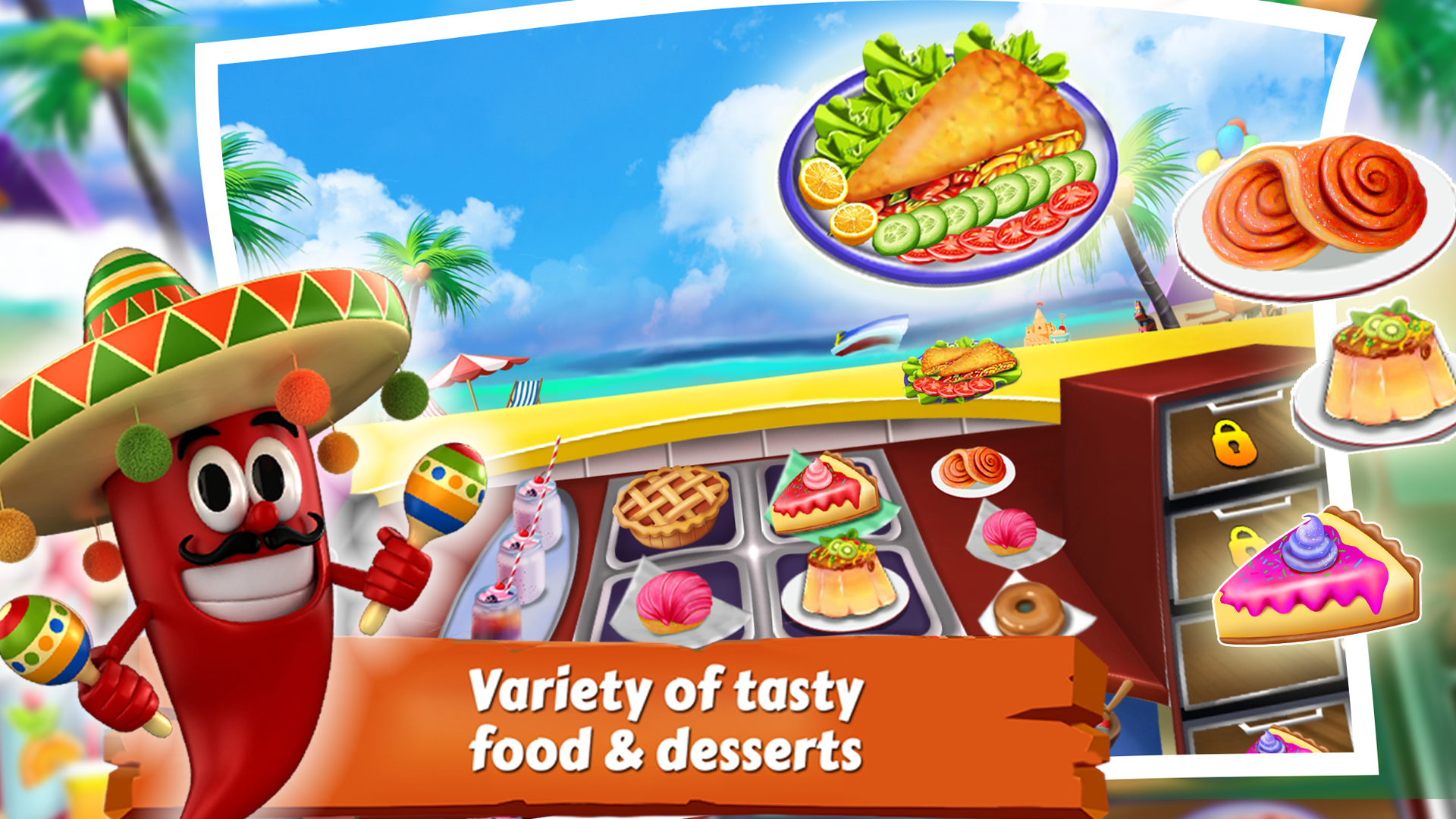 Mexican Food Kitchen Story Chef Cooking Games Game Screenshot