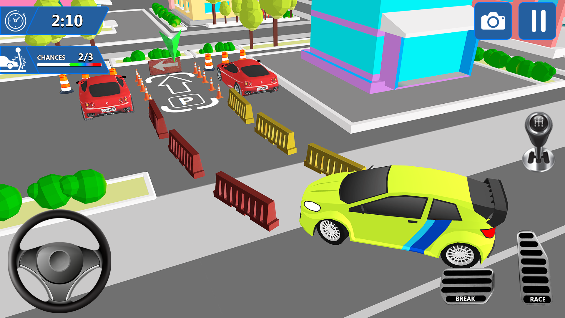 Cuplikan Layar Game Luxury Car Parking Master