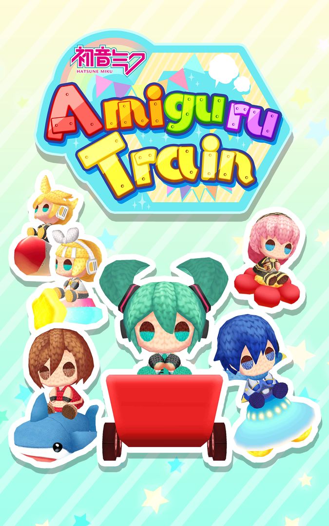 Hatsune Miku Amiguru Train 게임 스크린 샷