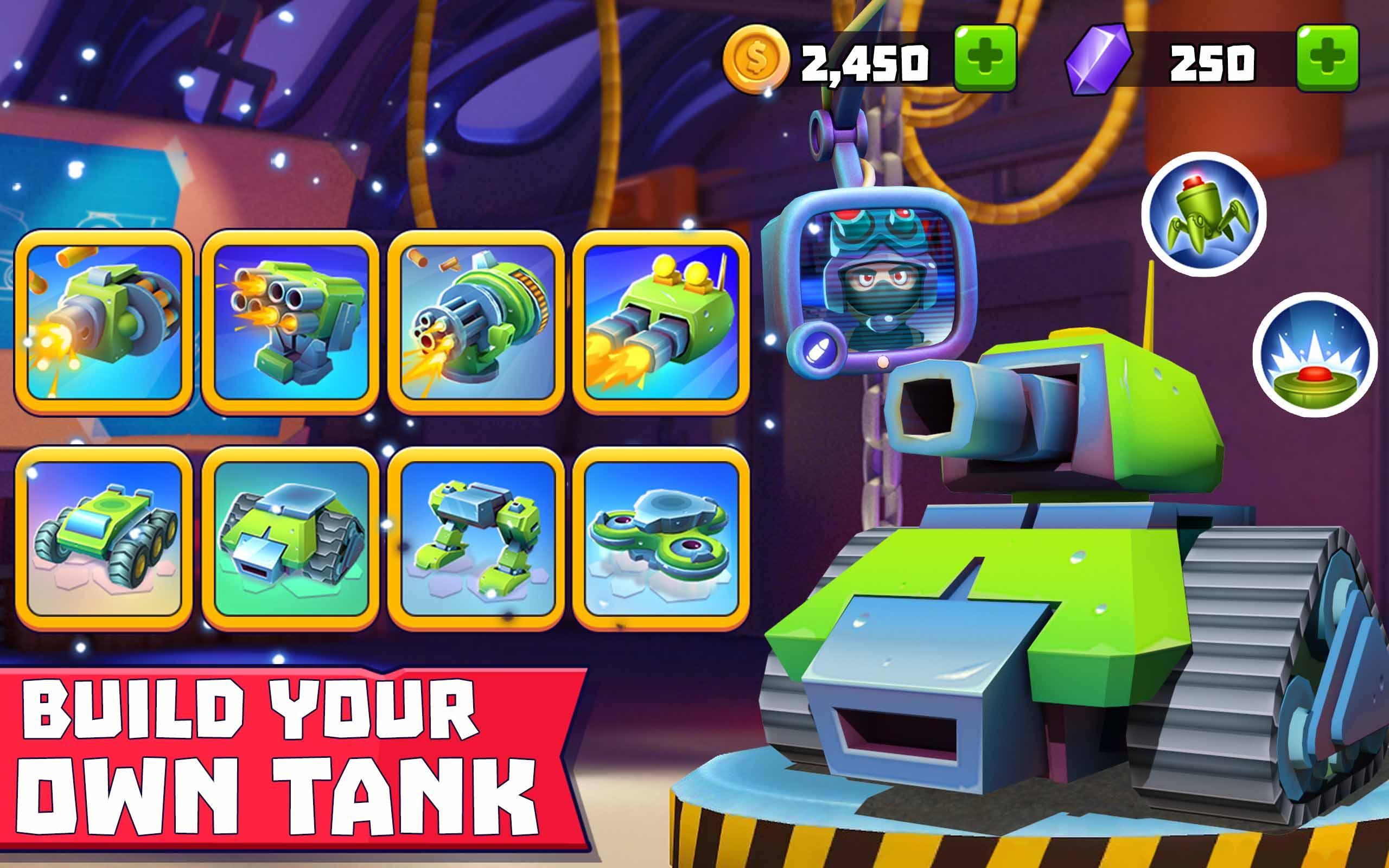 Tanks a Lot - 3v3 Battle Arena Game Screenshot