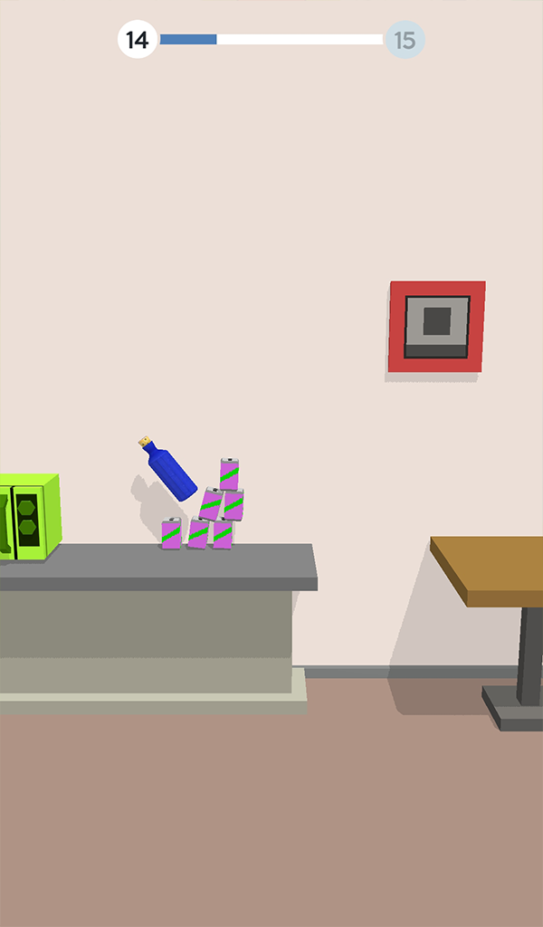 Jumping Bottle screenshot game