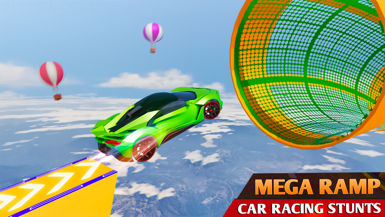 Cuplikan Layar Game GT Car Parkour Game Sky Racing