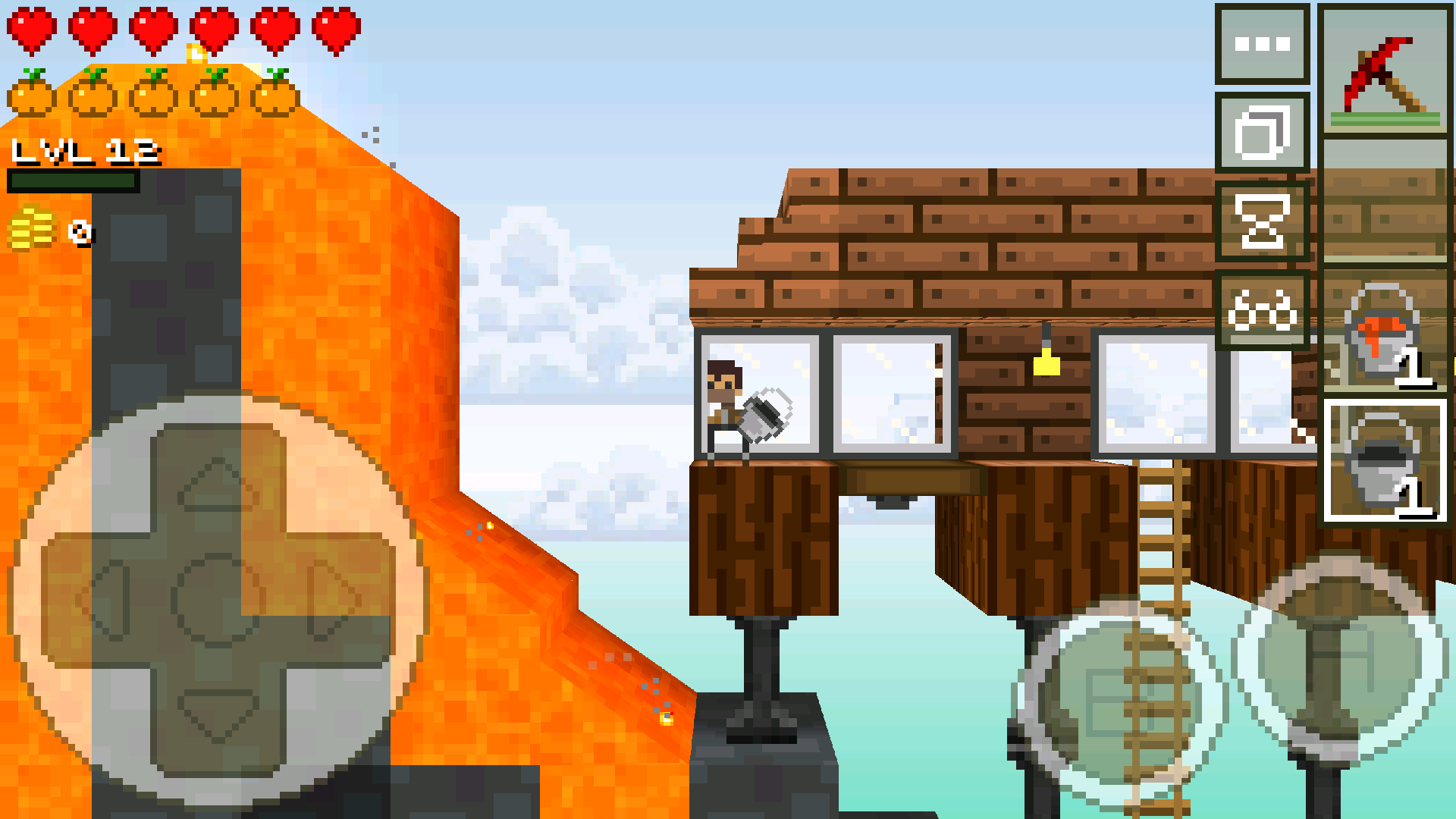 Скриншот игры LostMiner: Build & Craft Game