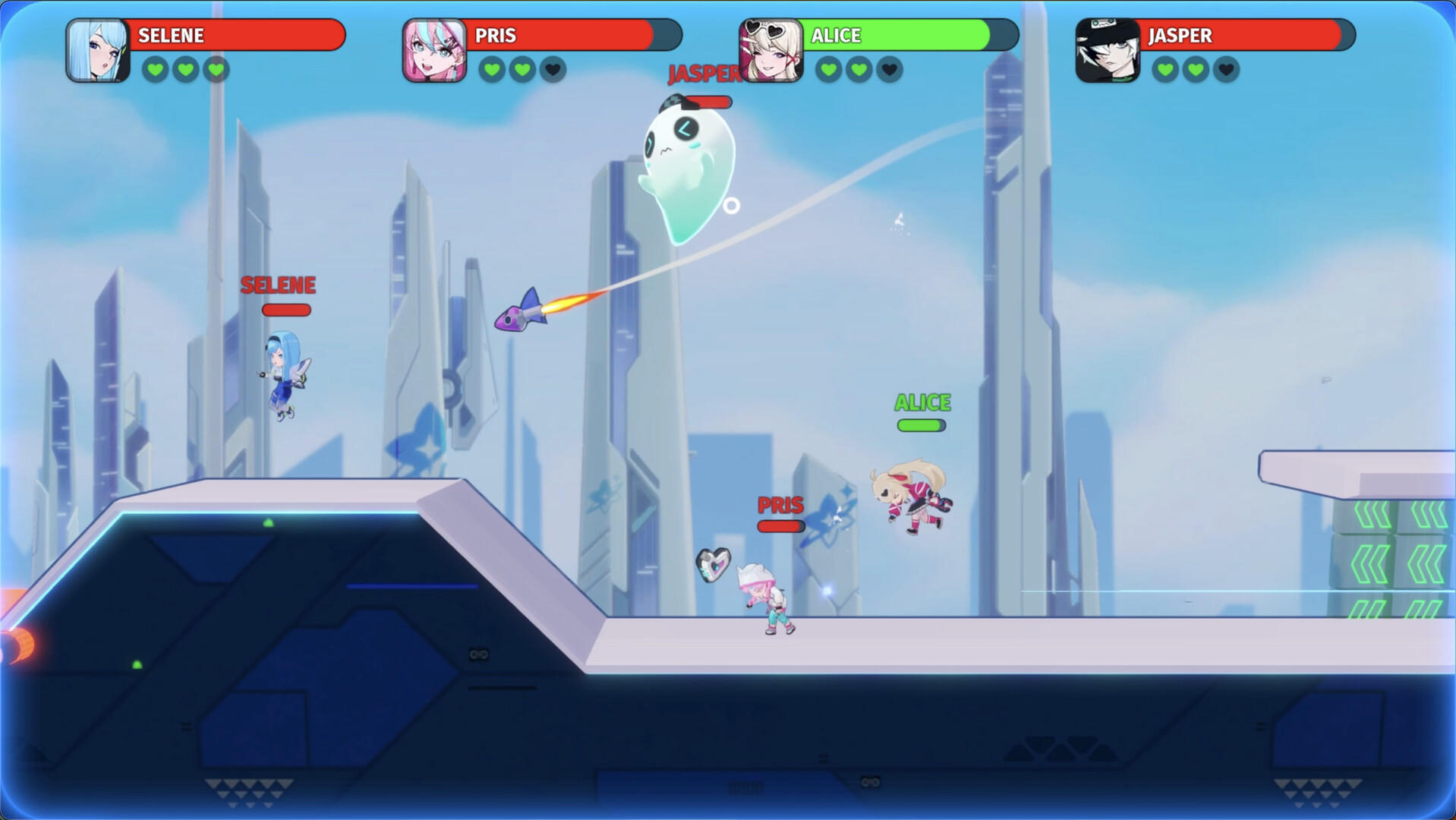 Neon Runners screenshot game