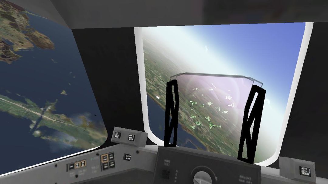 F-Sim Space Shuttle 게임 스크린 샷