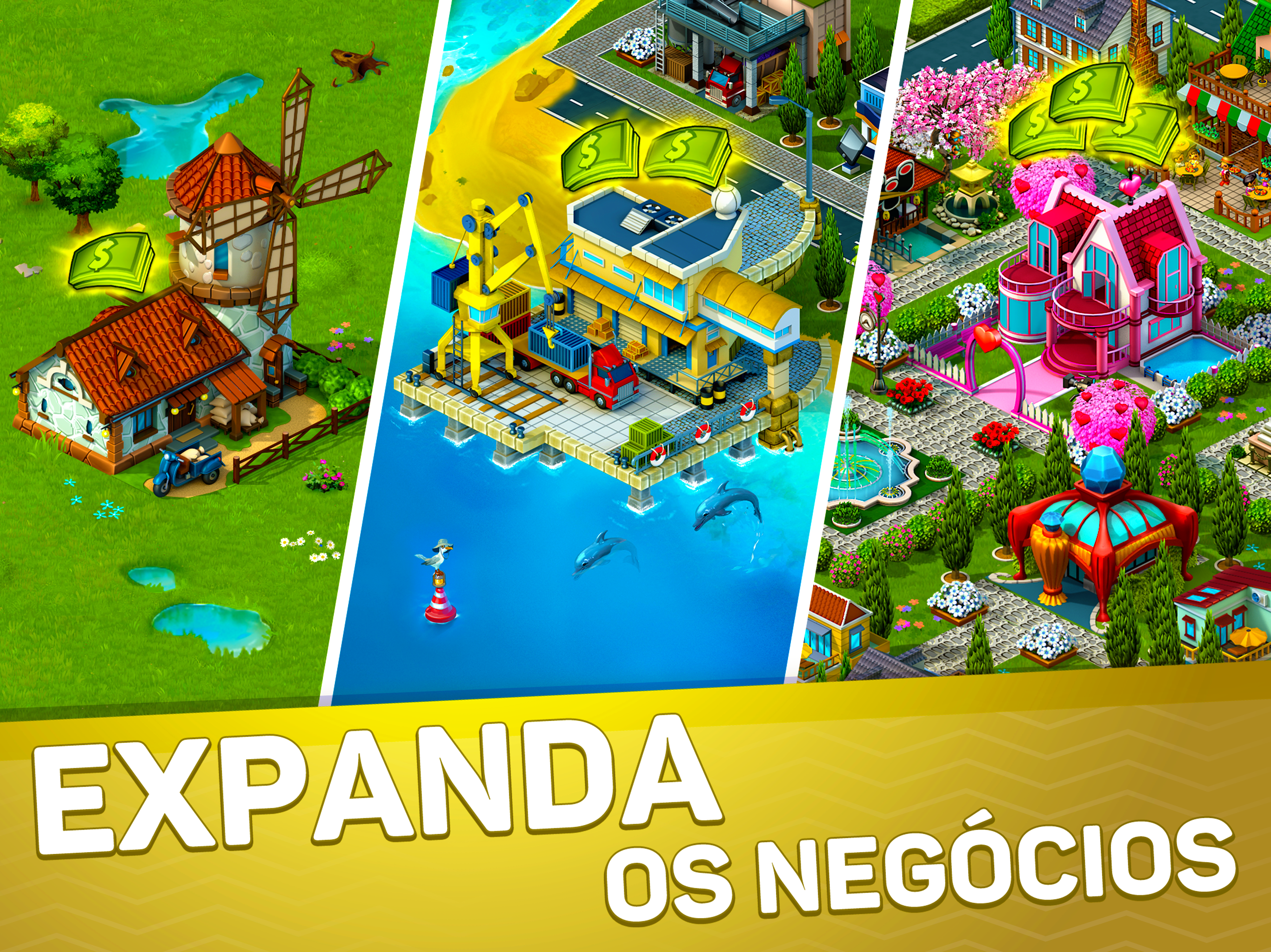 Captura de Tela do Jogo SuperCity: Construa uma histór