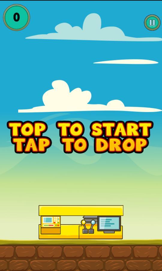 Dropping Box Physic Game Screenshot