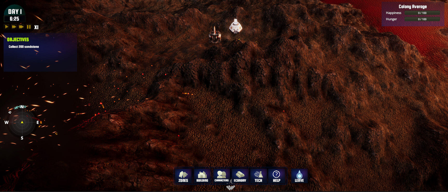 Colonization Simulator ภาพหน้าจอเกม