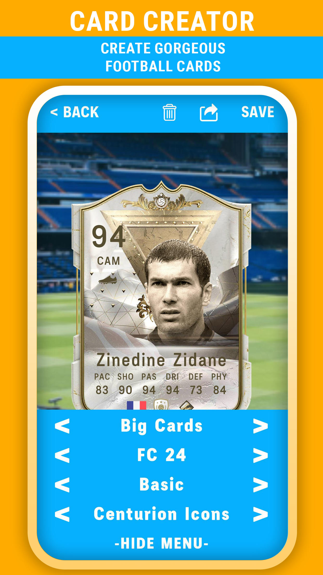 FC Card Creator 24 Game Screenshot