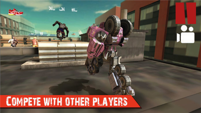 Project Robot Car Parkour screenshot game