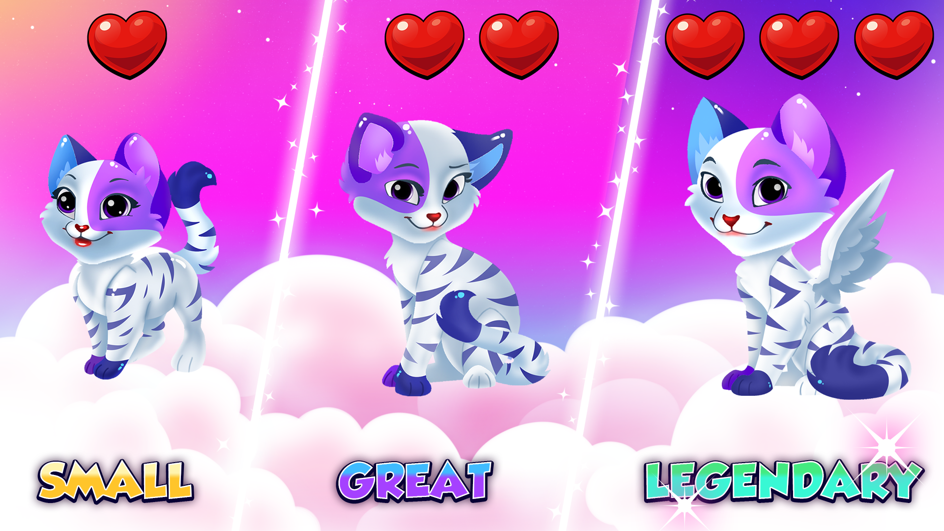 Cats vs Dogs Merge Animals Game Screenshot