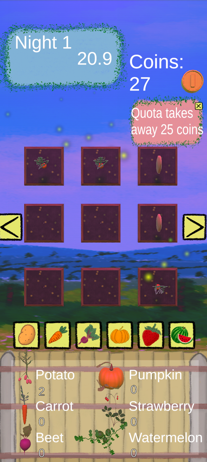 Idle Gardener Game Screenshot