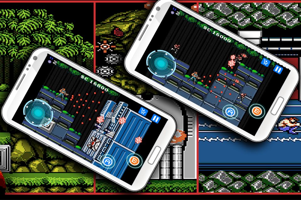 Screenshot of Classic game for contra