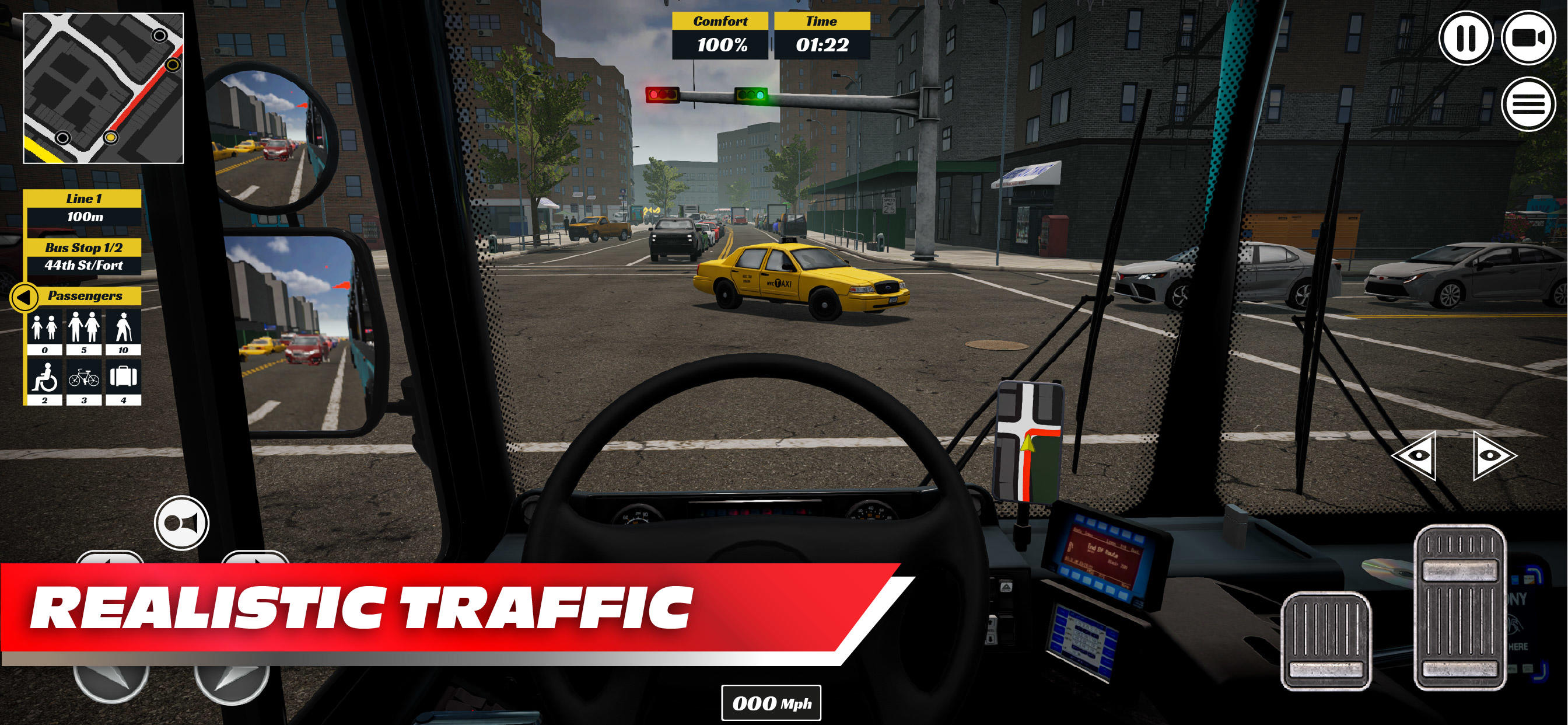 BUS Simulator PRO Urban Rivals Game Screenshot