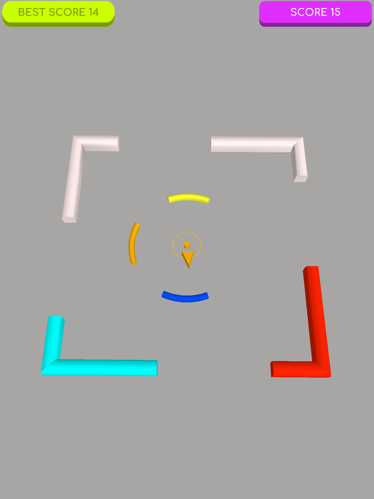 Hyper Color Rush ゲームのスクリーンショット