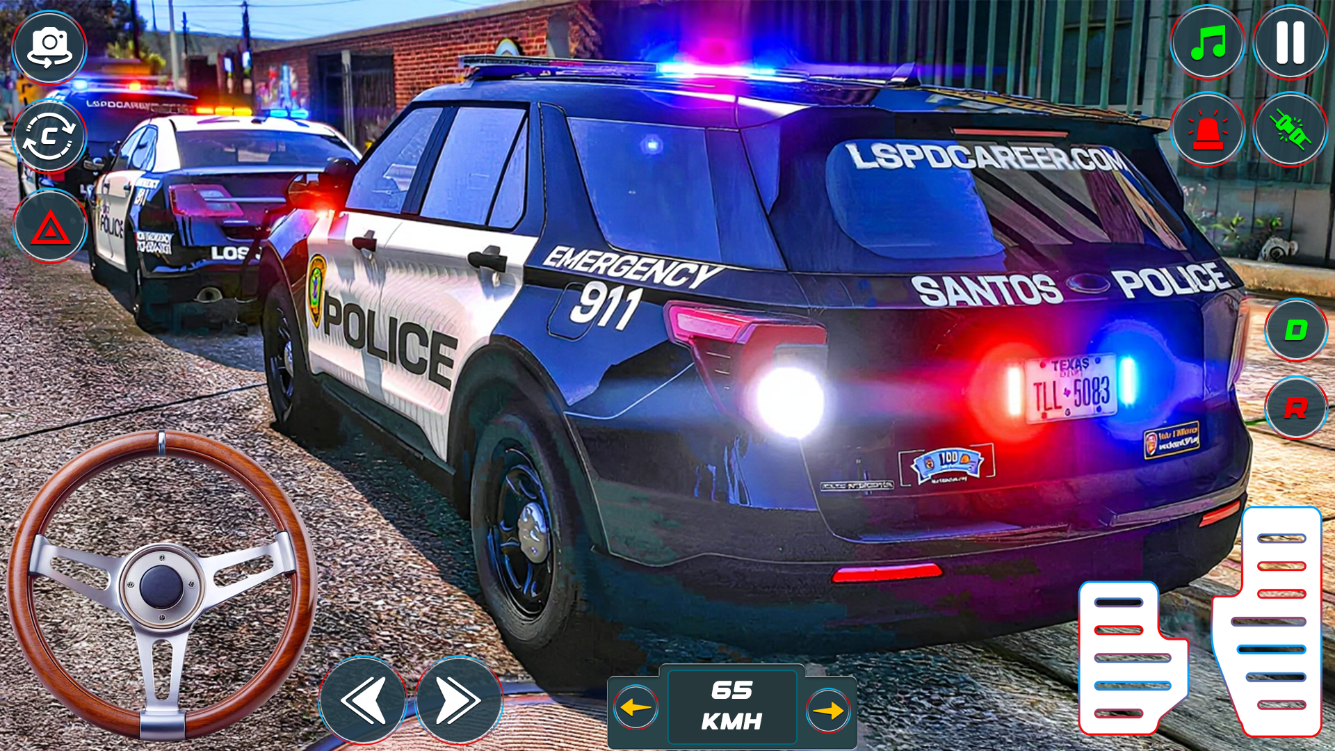Police Chase Driving: Car Game Game Screenshot