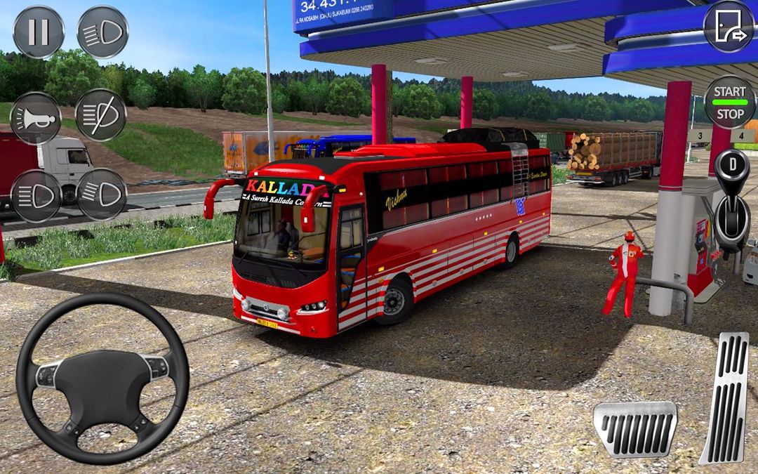 เมือง โค้ช รถบัส ไดรฟ์ จำลอง เกม 2020 ภาพหน้าจอเกม