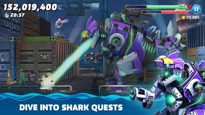 Hungry Shark World Game Screenshot