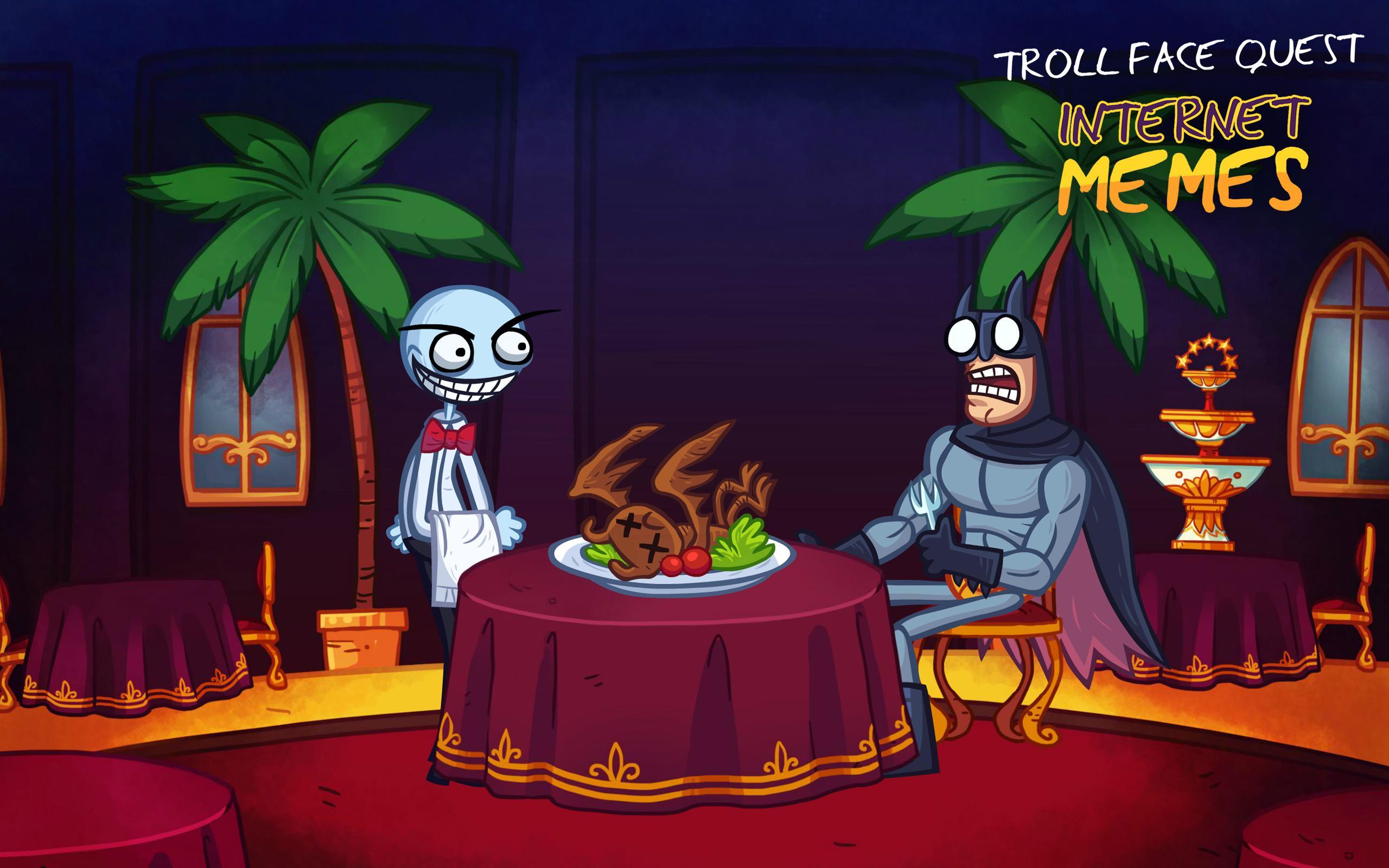 Cuplikan Layar Game Troll Face Quest Internet Meme