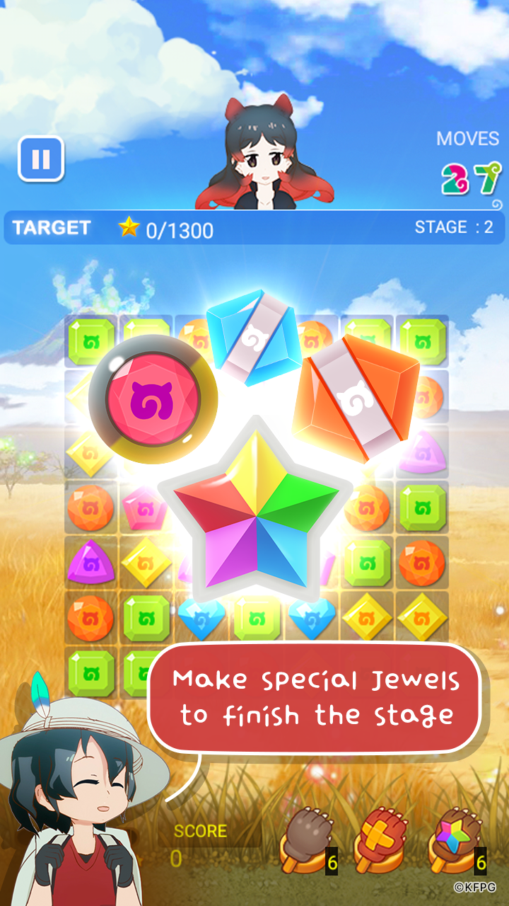 Kemono Friends - The Puzzle Game Screenshot