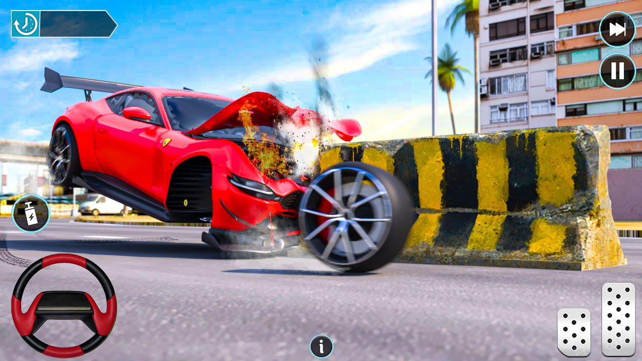 Crazy Car Crash Simulator Game android iOS apk download for free