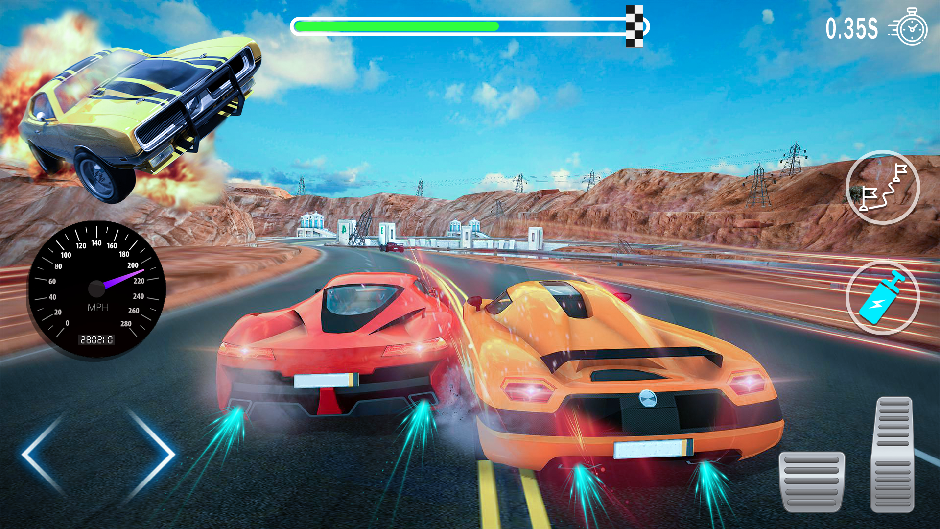 Traffic Racing Car Simulator Game Screenshot