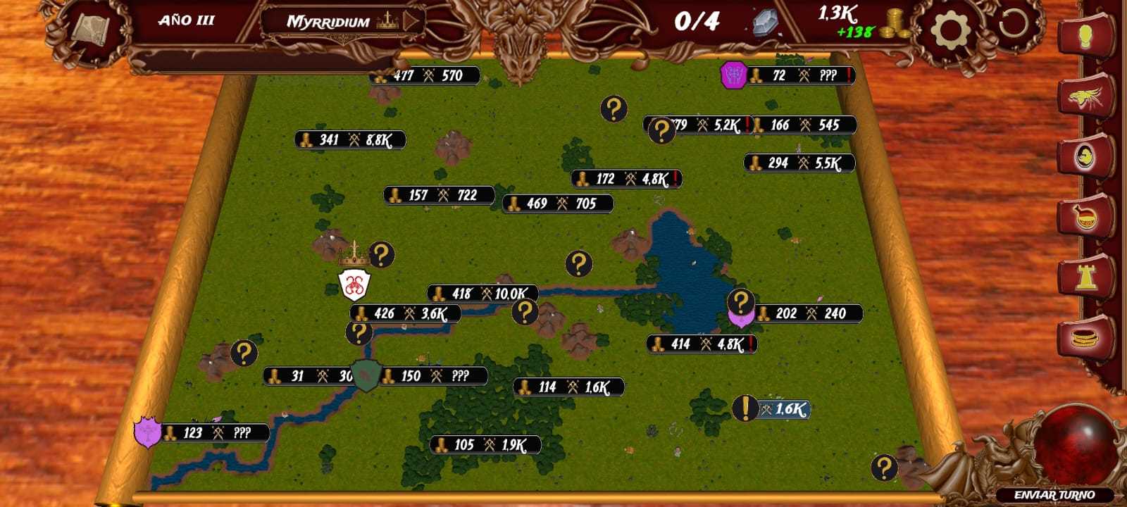 Master of Cladia Game Screenshot