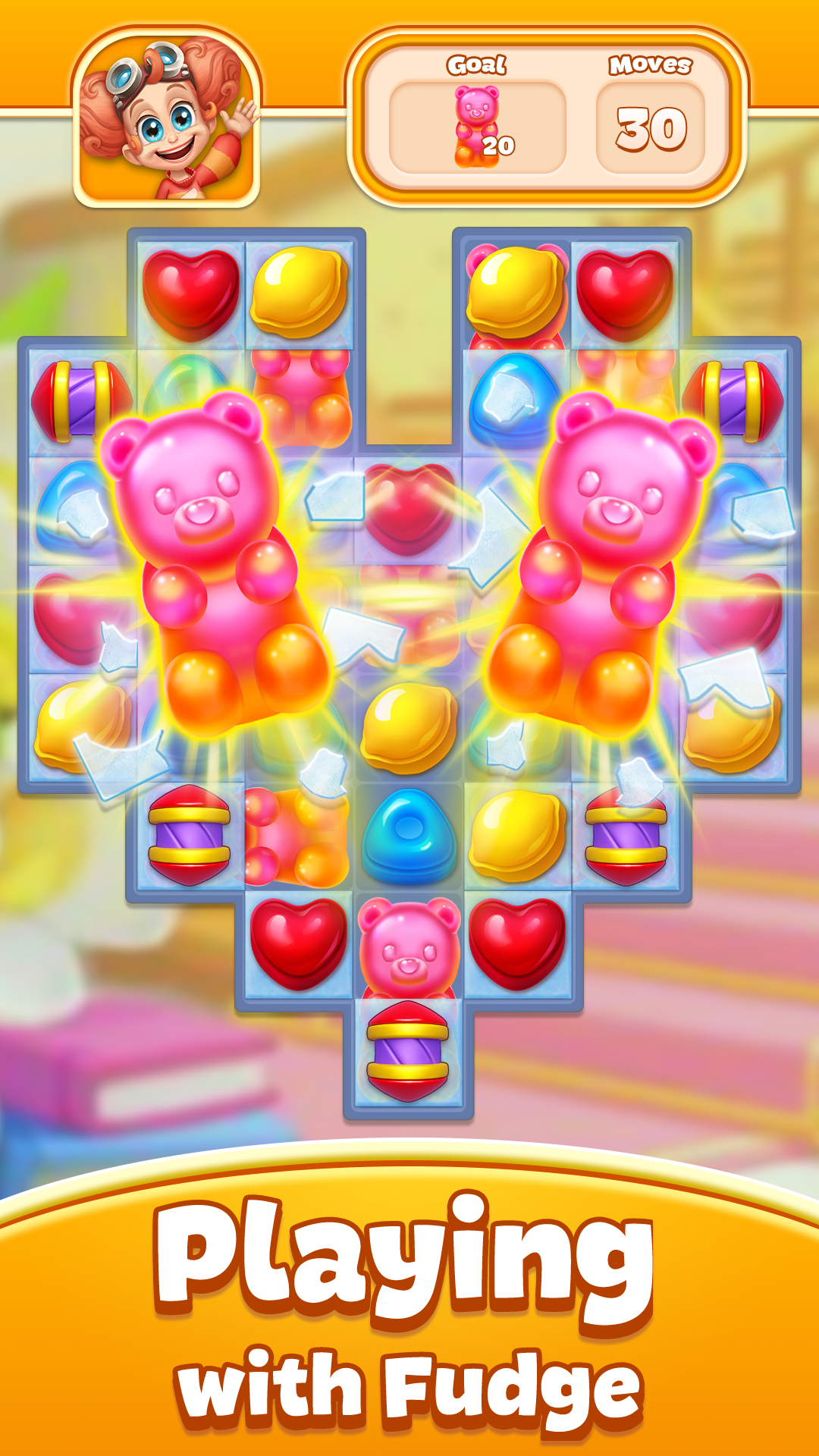 Candy Pop Story : Match 3 ภาพหน้าจอเกม