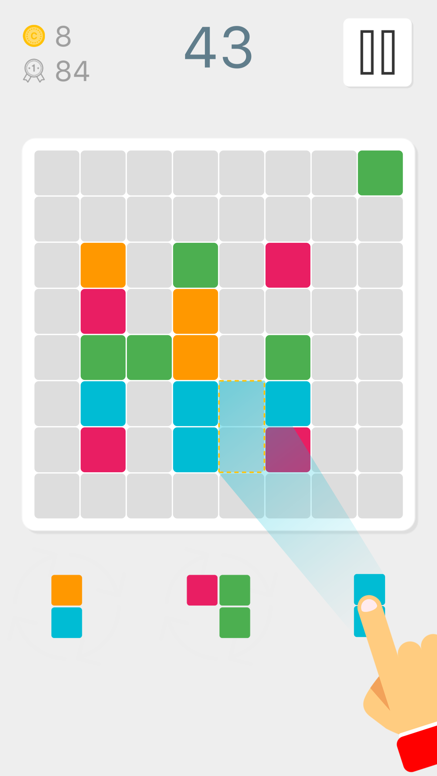 Screenshot 1 of 4 Blocks Puzzle 