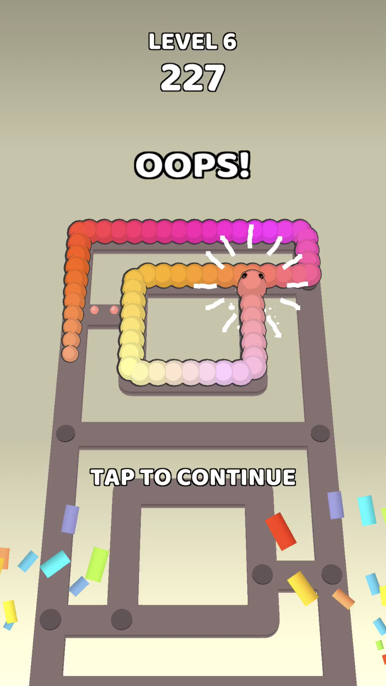 Snake Wriggle 3D - Escape Matr Game Screenshot