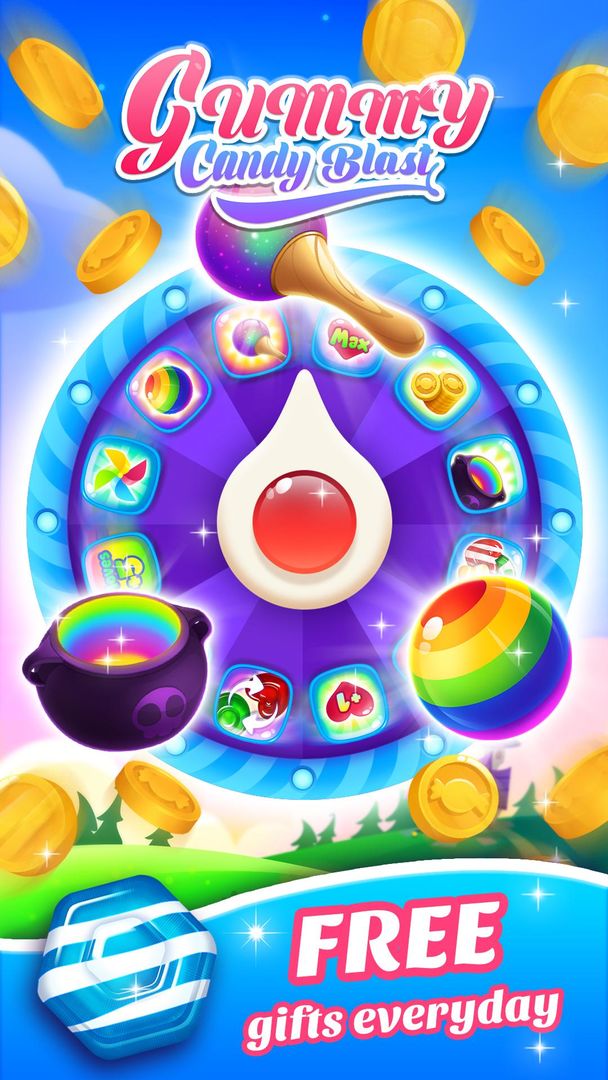 Gummy Candy Blast-Fun Match 3 screenshot game