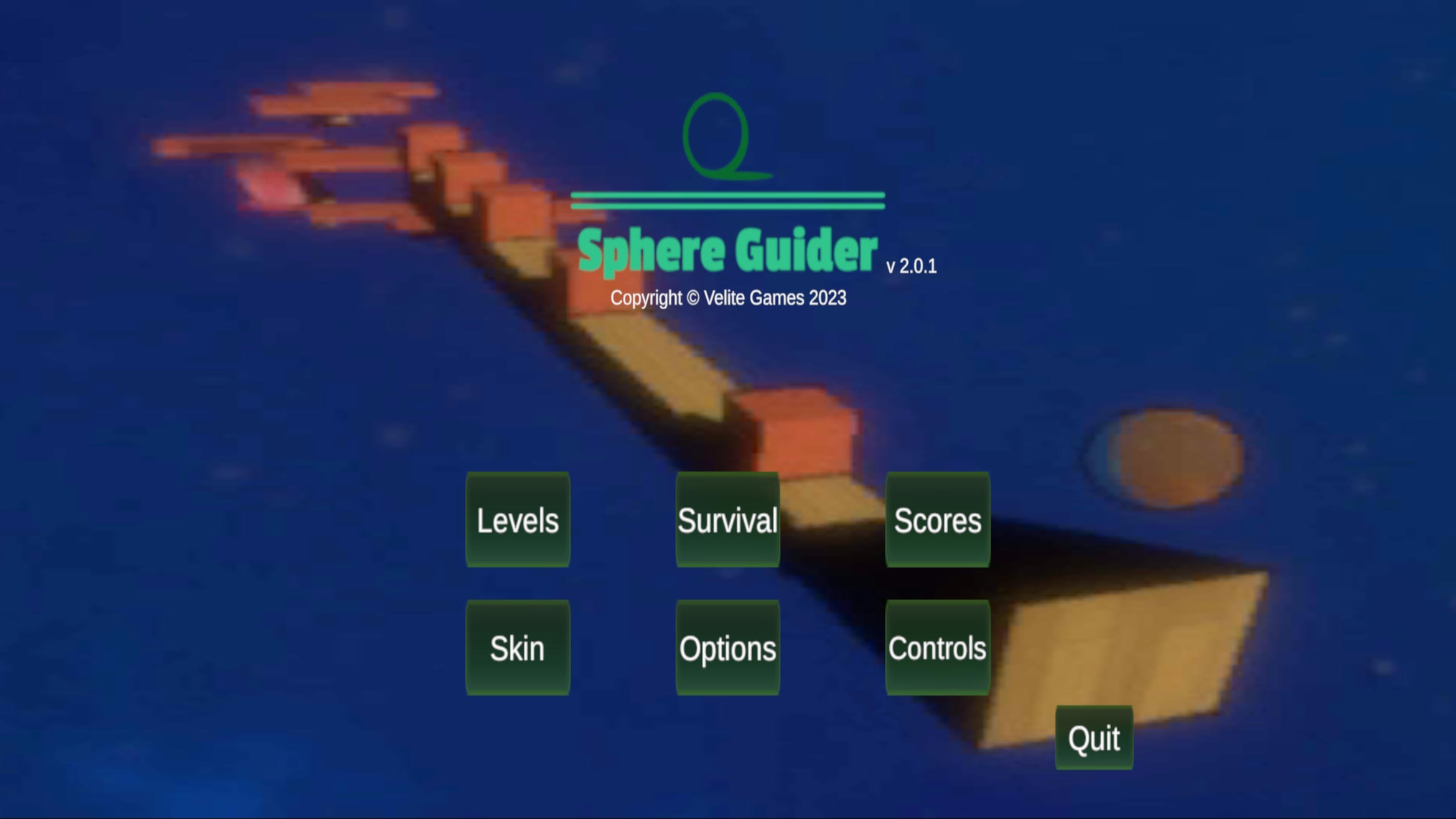 Скриншот игры Rolling Ball: Sphere Guider