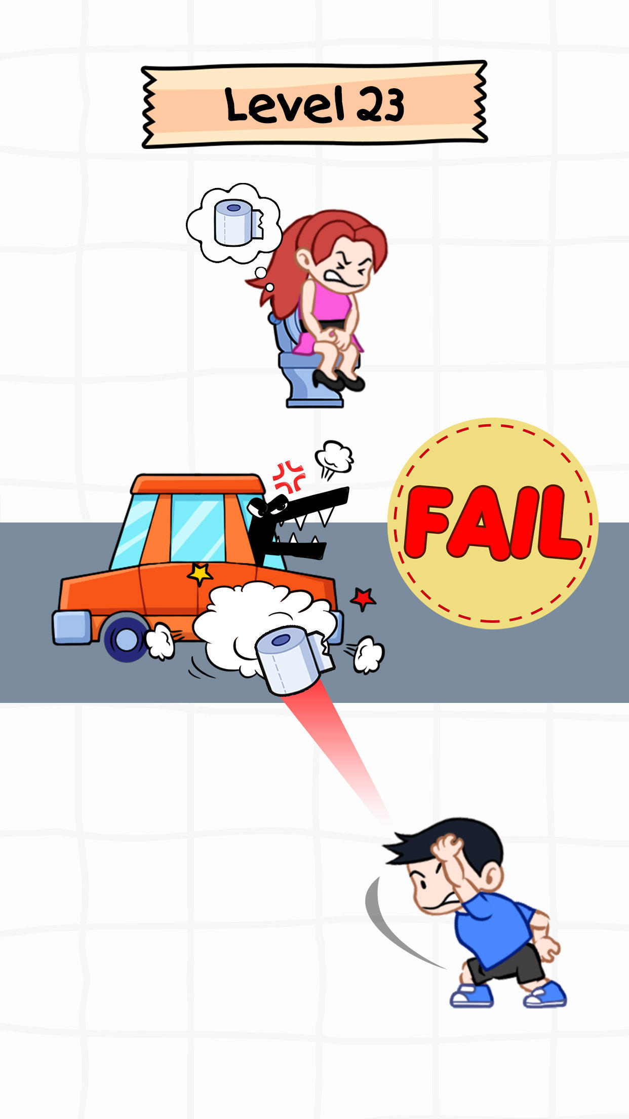 Throwmasters: Toilet Puzzle Game Screenshot