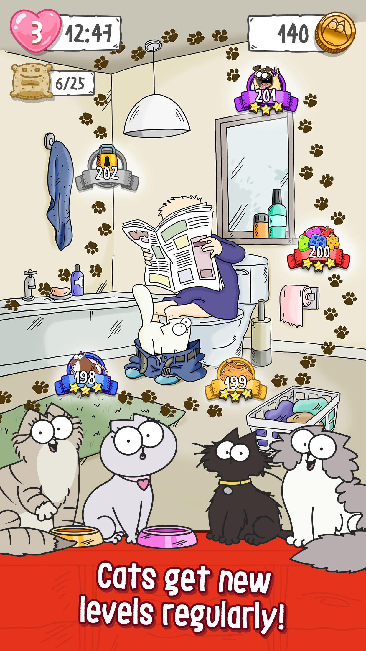 Simon's Cat - Crunch Time Game Screenshot