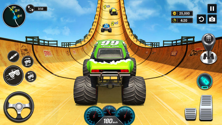 Screenshot 1 of मॉन्स्टर ट्रक गेम्स- कार गेम्स 6
