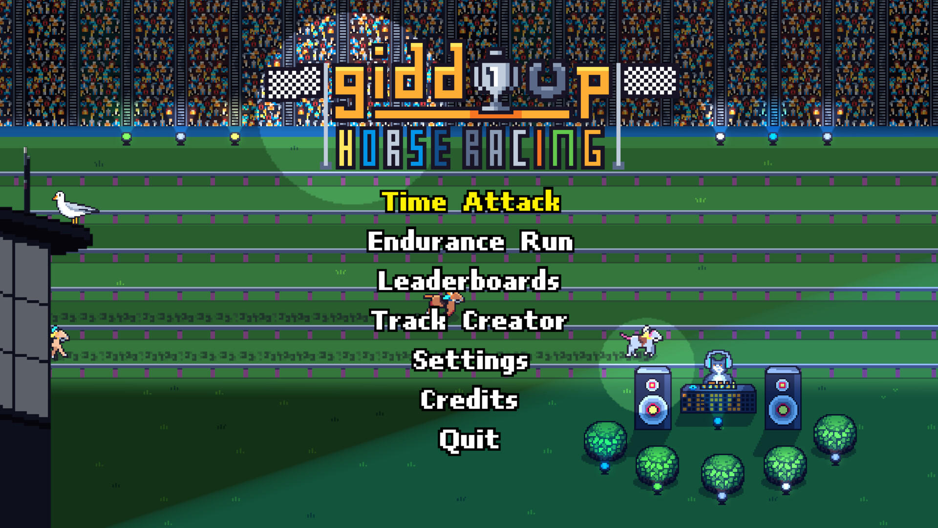 Screenshot of Giddy Up Horse Racing