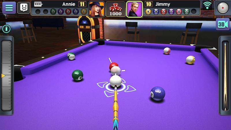 3D Pool Ball screenshot game