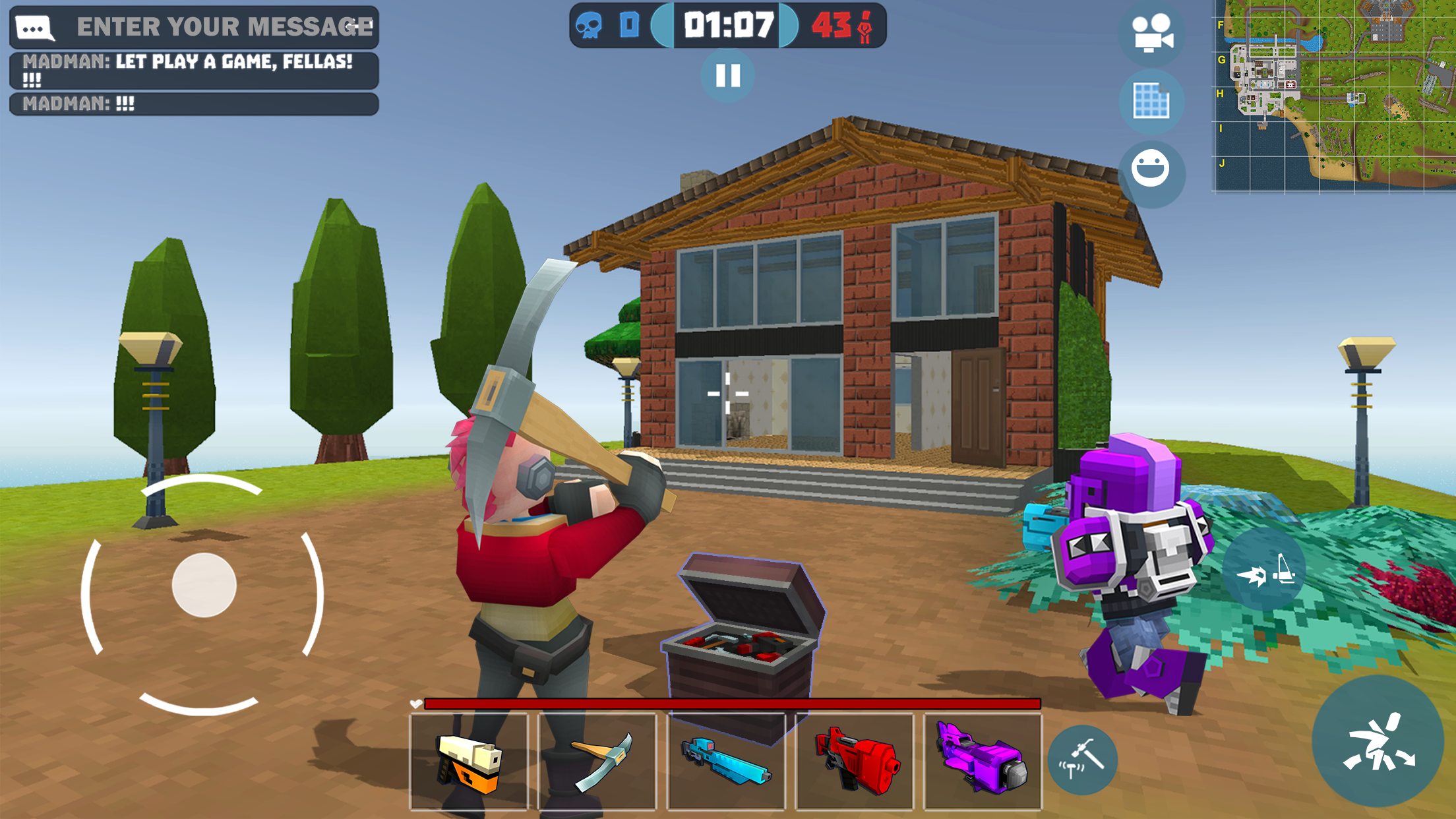 Screenshot of Mad GunS online shooting games