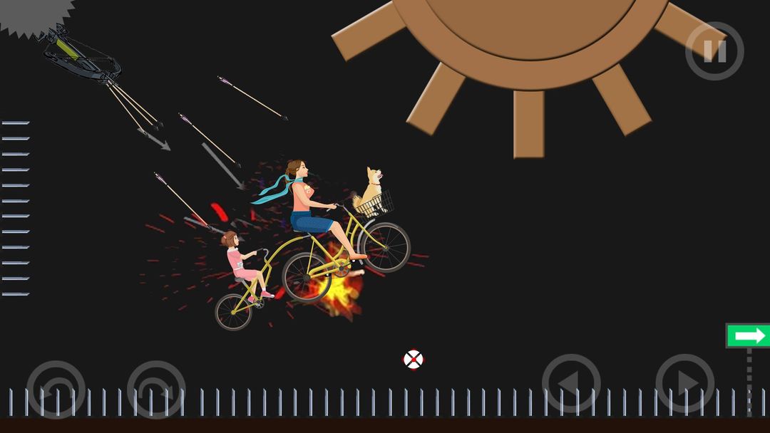 Screenshot of Happy Bicycle Wheels #2