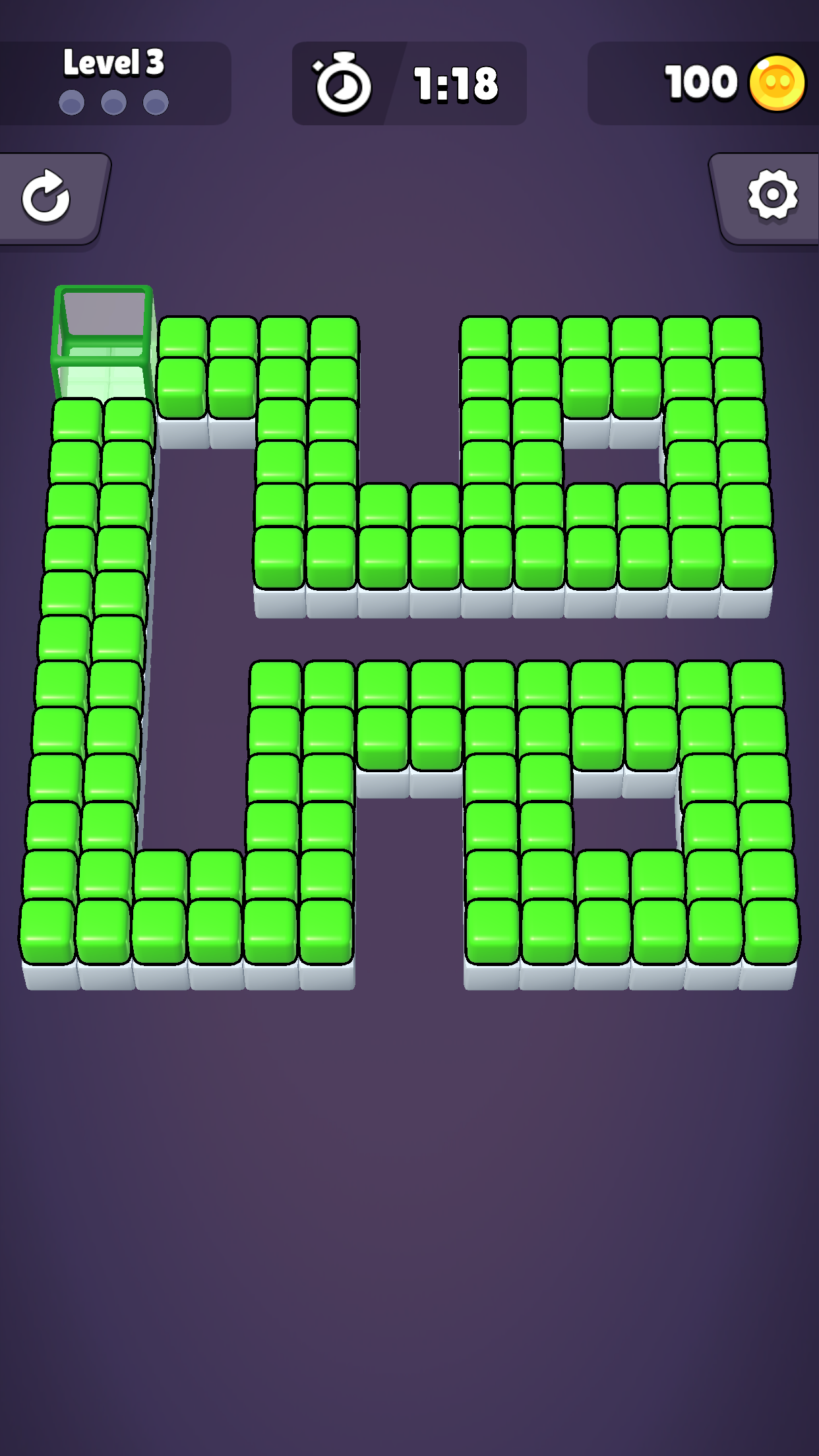 Basket Maze Game Screenshot