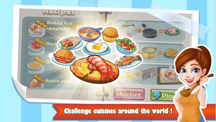 Screenshot 1 of Rising Super Chef:Cooking Game 1.9.7
