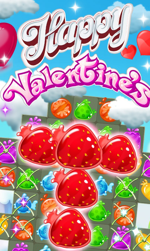 Happy Valentine - Match 3 Game Screenshot