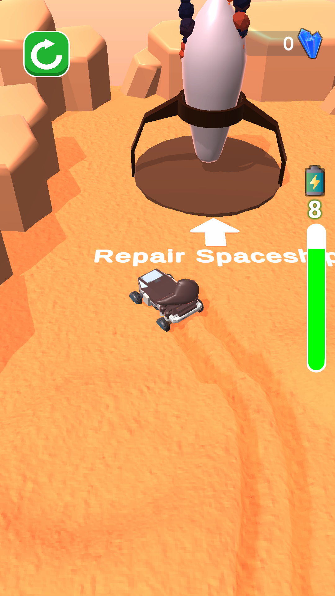 Cuplikan Layar Game Mars Rover