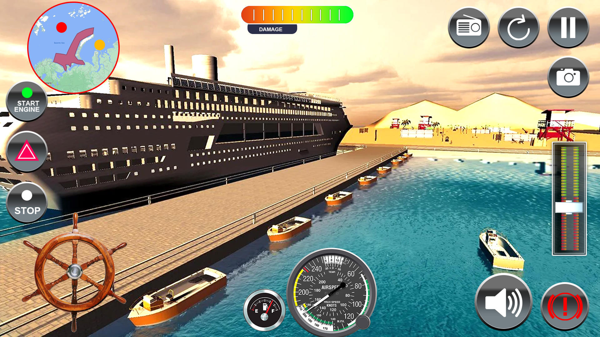 Transport Cruise Ship Games Game Screenshot