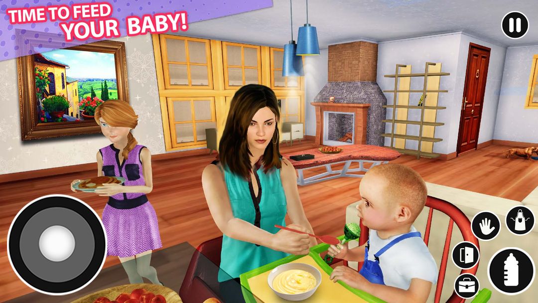 Single Mom Baby Simulator ภาพหน้าจอเกม